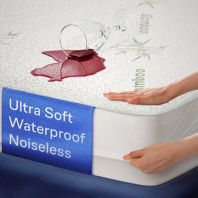 100% Waterproof Full Size Mattress Protector - 360 Protection Against Spills,...