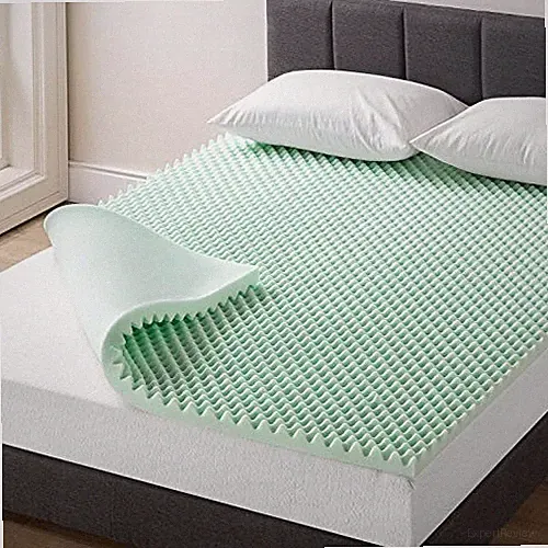 BEST PRICE MATTRESS 2 INCH EGG CRATE MEMORY FOAM MATTRESS TOPPER GREEN