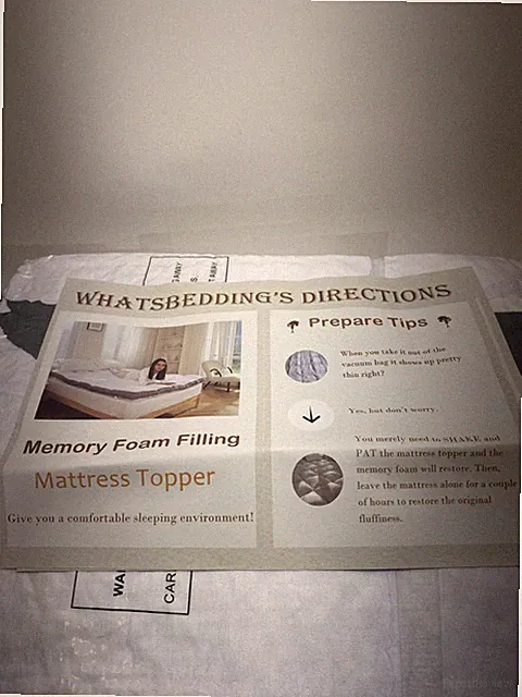 WhatsBedding Queen Mattress Topper
